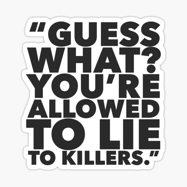 Murder Squad True Crime Sticker