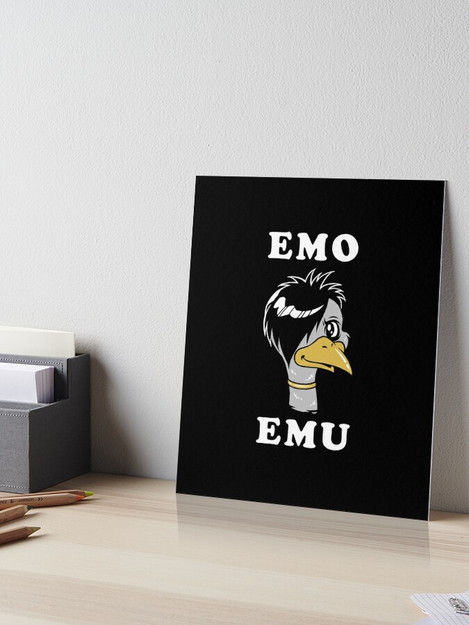 Funny Emu Bird Gifts, Funny Emo Music Quote