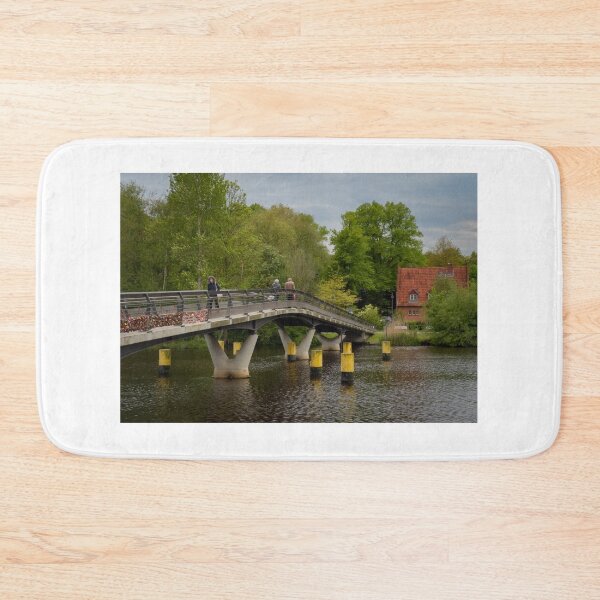 Item preview, Pedestrian Bridge with Love Locks, Lubeck, Germany designed and sold by Gerda Grice Photography.