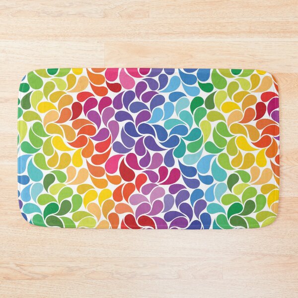Item preview, Happy Rainbow Water Drops designed and sold by Pink Pineapple Works.