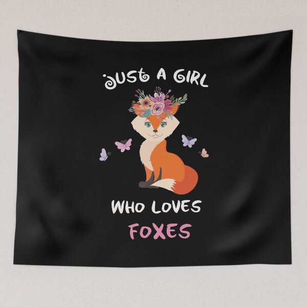 Item preview, Just a Girl Who Loves Foxes, Gift for Fox Lover designed and sold by fashopera.