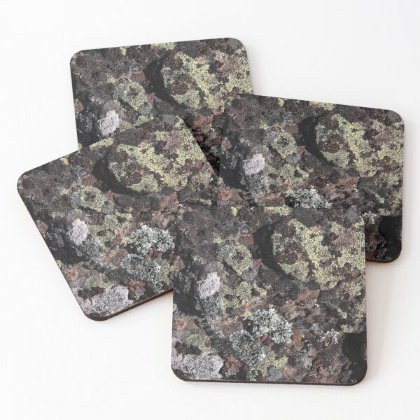 Item preview, Basalt with Lichen designed and sold by Feral Beagle LLC.