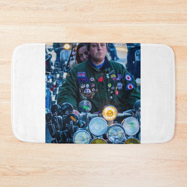 Item preview, A mod and his girl riding on through the rain designed and sold by kwn1804.