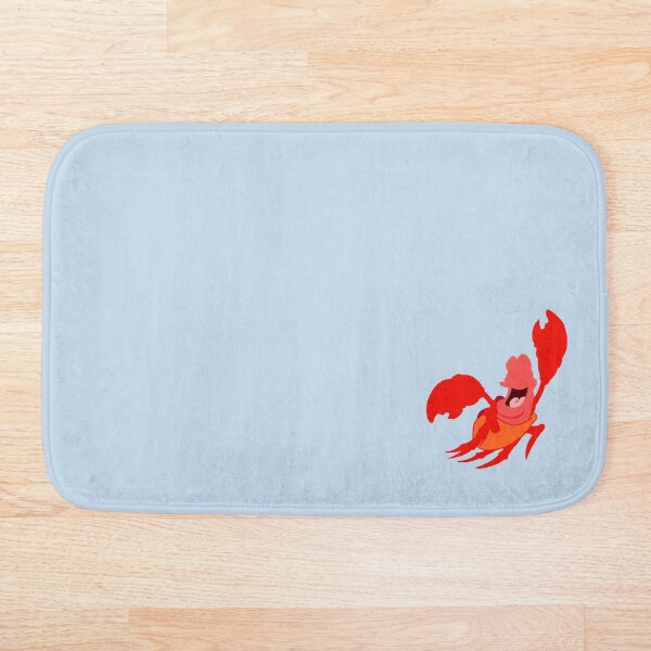 Red Crustacean Bath Mat