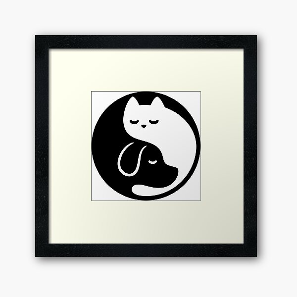 Item preview, Yin Yang Cat and Dog designed and sold by irmirx.
