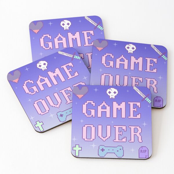 Item preview, Game Over (pastel) designed and sold by Miss Lunaria.