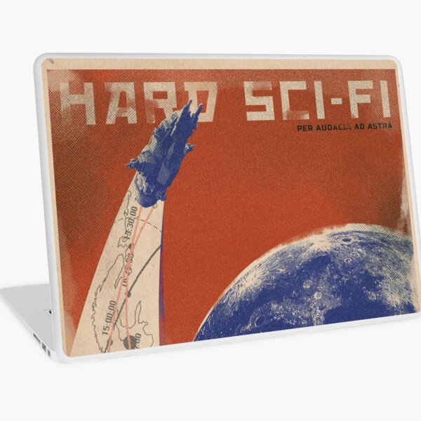 Hard Sci-Fi Genre Poster Laptop Skin