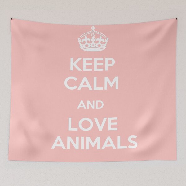 Item preview, Keep Calm and Love Animals designed and sold by Lilian Provoost.