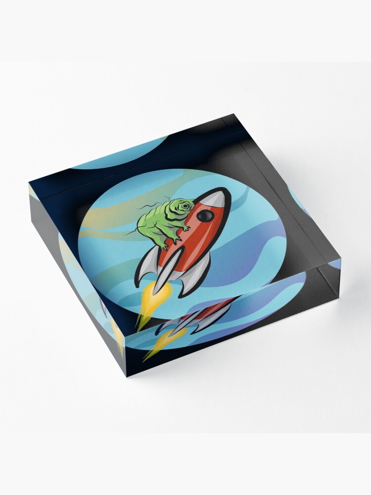Alternate view of Space Tardigrade: Intrepid Explorer Acrylic Block
