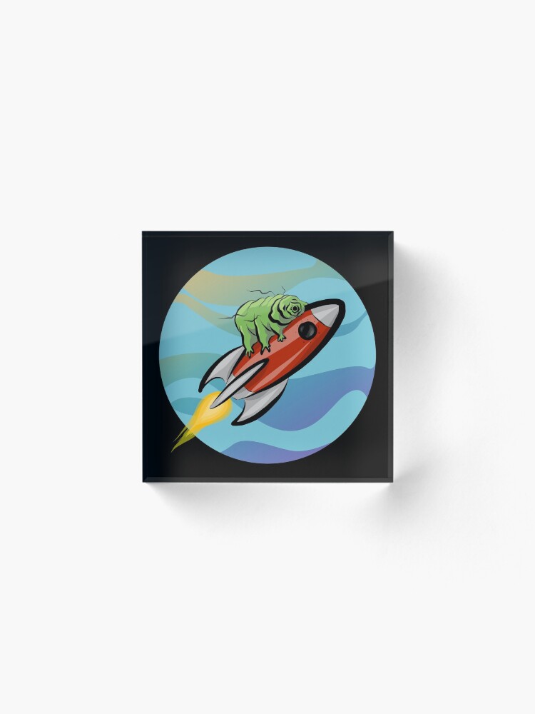 Alternate view of Space Tardigrade: Intrepid Explorer Acrylic Block