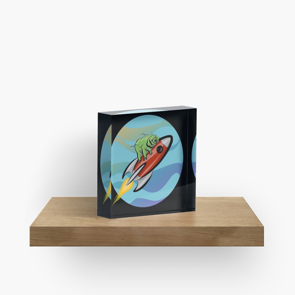 Space Tardigrade: Intrepid Explorer Acrylic Block