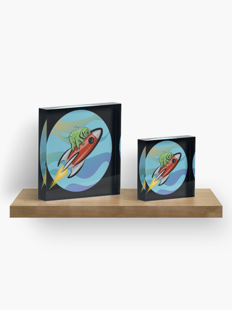 Alternate view of Space Tardigrade: Intrepid Explorer Acrylic Block