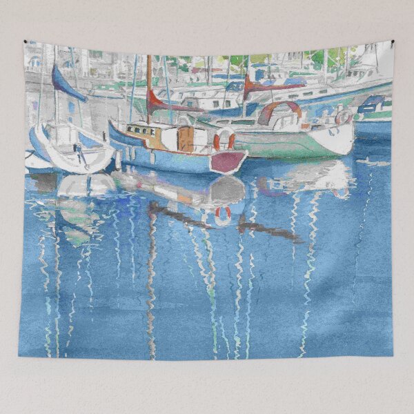 Item preview, Portishead Marina reflections designed and sold by ingridslatter.