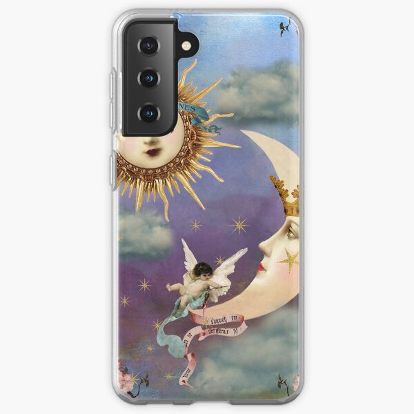 Sun and Moon - Celestial Angel - Tarot Sun- Tarot Moon Samsung Galaxy Soft Case