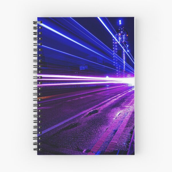 Item preview, Cyberpunk Traffic Light Trails Westminster designed and sold by kwn1804.
