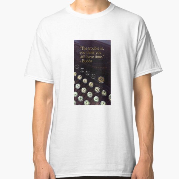 "Time" Vintage Typewriter Collection Classic T-Shirt