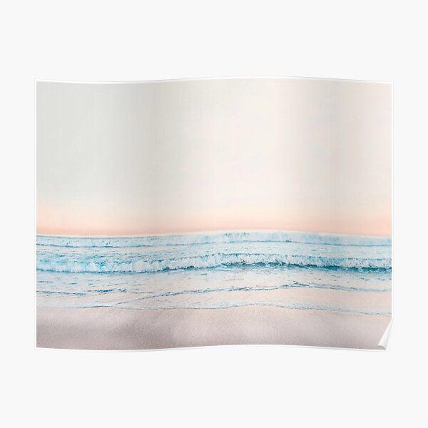 Minimalist Ocean Print Poster