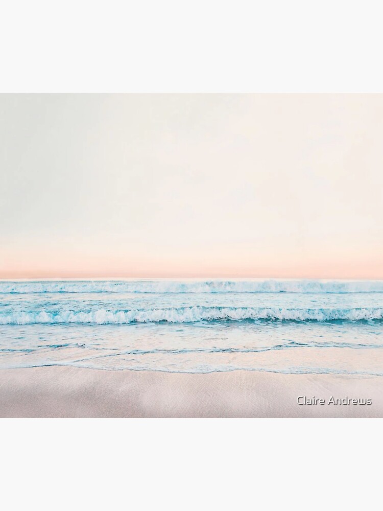 Minimalist Ocean Print by Claireandrewss