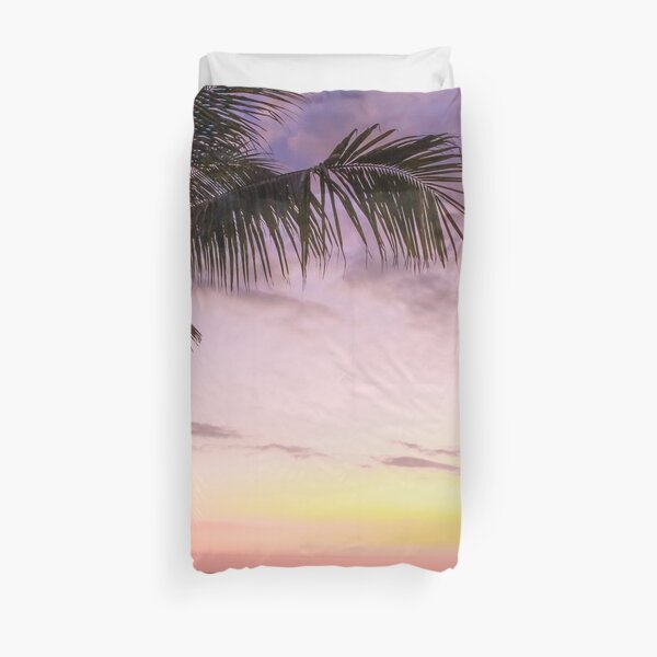 Palm in Paradise Duvet Cover