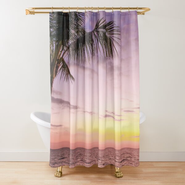 Palm in Paradise Shower Curtain