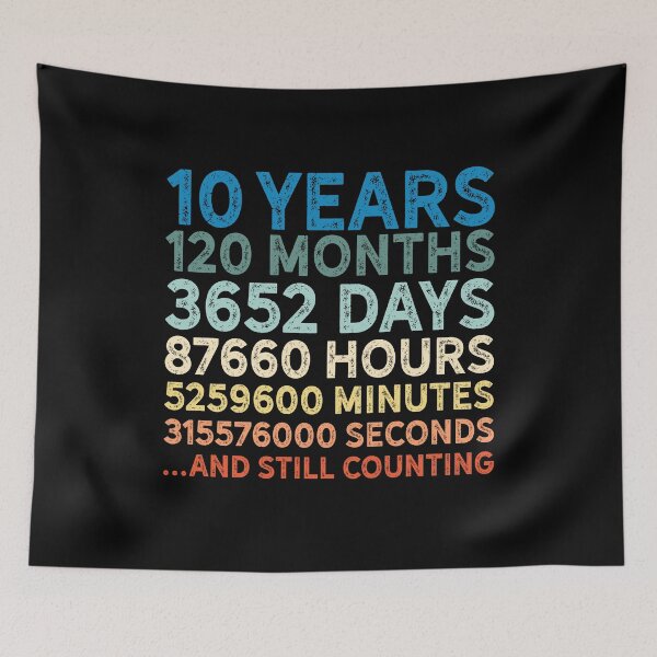 Item preview, 10 Year Wedding Anniversary Celebration Gift | Married in 2009 designed and sold by jasebro.