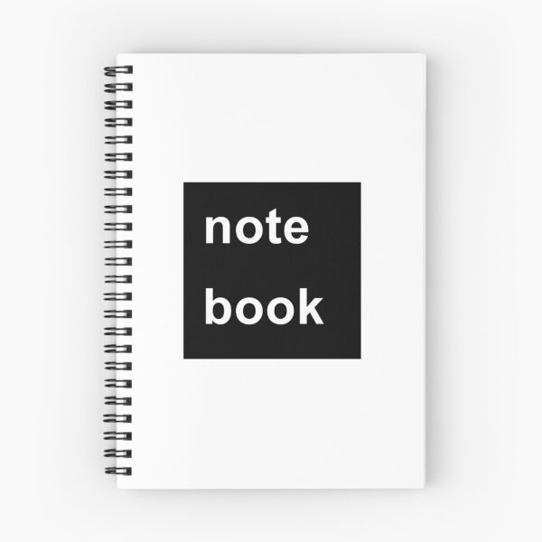 Item preview, note book designed and sold by BRYD.