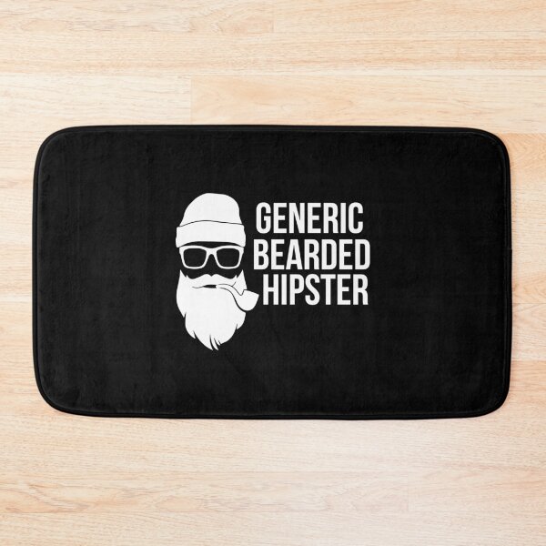 Item preview, Generic Bearded Hipster Funny Beard Design designed and sold by Gold Wings Tees.