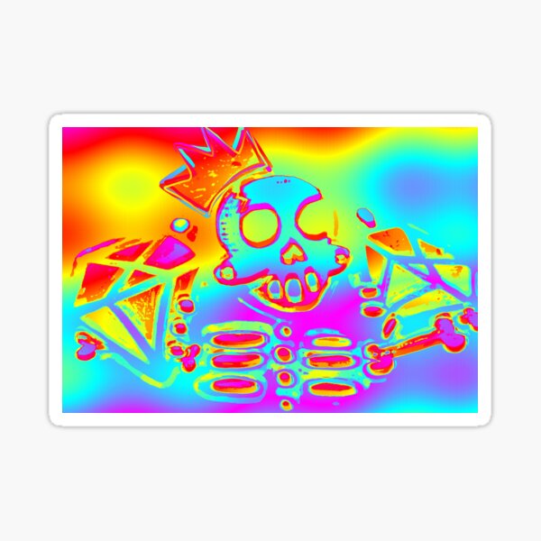 Rainbow Zanoskull Sticker