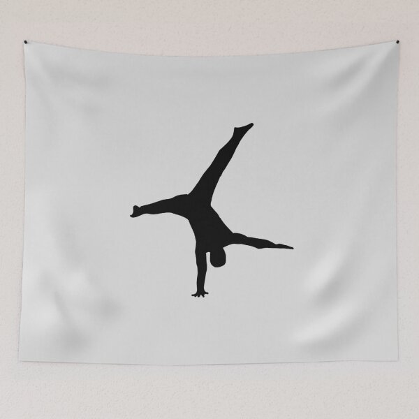 Item preview, One Arm Handstand Black designed and sold by Math Merch Design.