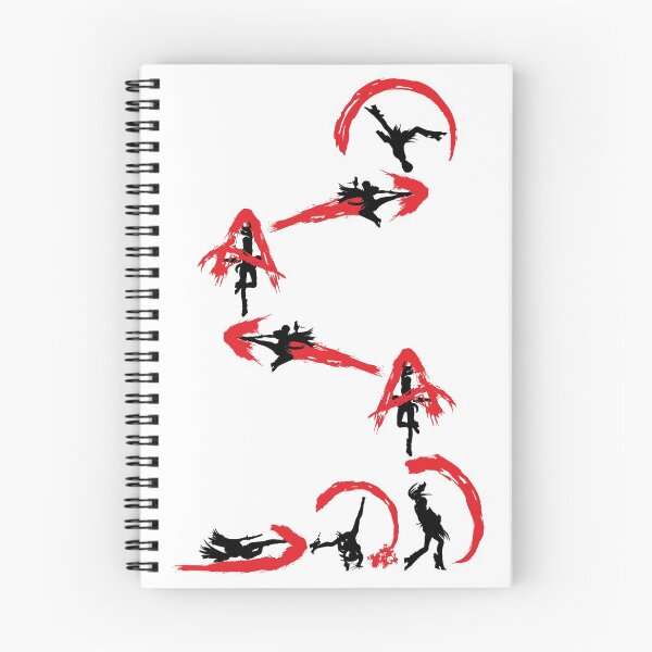 Item preview, Umbran Ladder Combo (Black, Red Trails) designed and sold by RealAwwa.