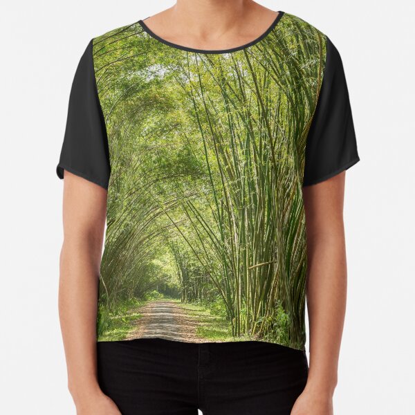 Bamboo Cathedral Chiffon Top