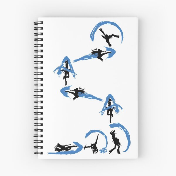 Item preview, Umbran Ladder Combo (Black, Blue Trails) designed and sold by RealAwwa.