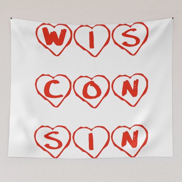 Item preview, WISCONSIN HEARTS  designed and sold by Lexi Ostrager.