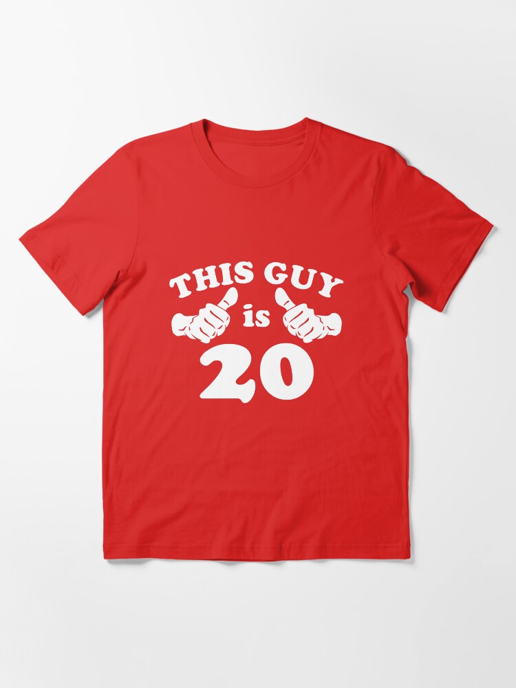 Alternate view of This Guy is 20 Essential T-Shirt