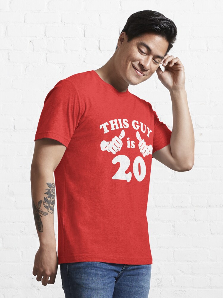 Alternate view of This Guy is 20 Essential T-Shirt