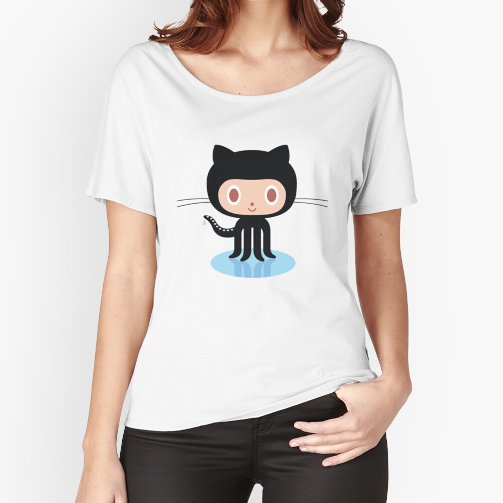 ★ Github octocat Relaxed Fit T-Shirt