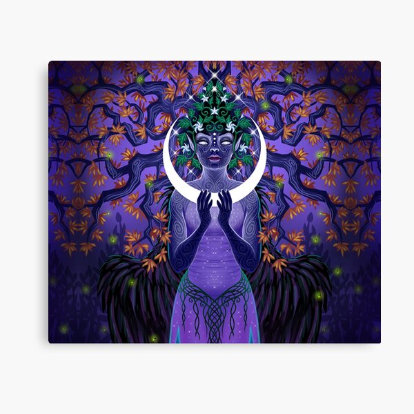 Forest Moon Canvas Print