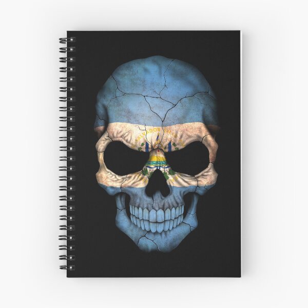 Item preview, El Salvador Flag Skull designed and sold by JeffBartels.