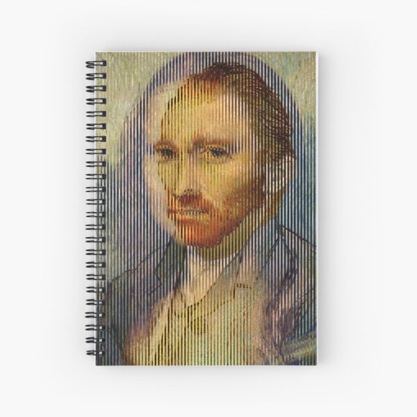 Grand Unification: Mona Lisa - Vincent Van Gogh Spiral Notebook