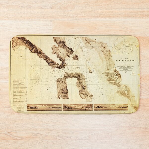 Item preview, Entrance to San Francisco Bay, California (1859) designed and sold by allhistory.