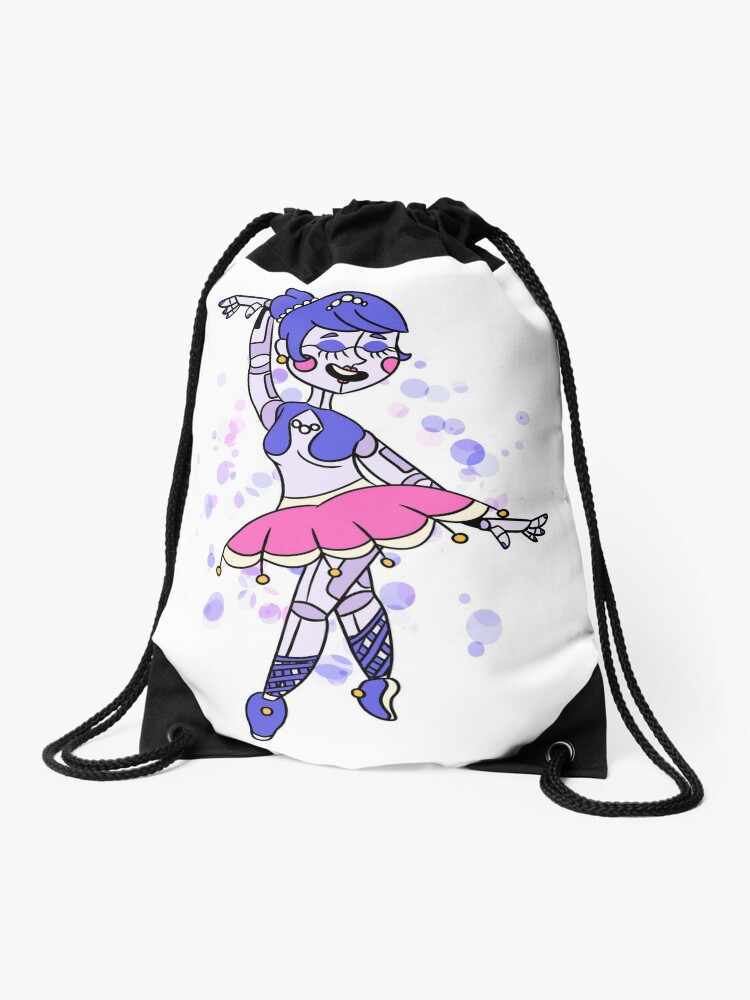 Ballora Five Nights At Freddy S Sister Location Drawstring Bag By Dragonfyrearts Redbubble