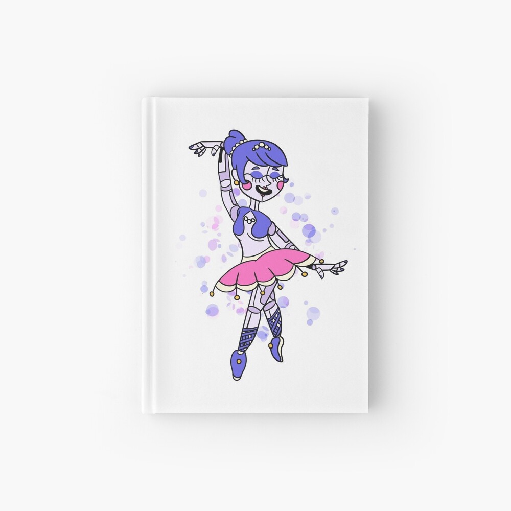 Ballora Five Nights At Freddy S Sister Location Hardcover Journal By Dragonfyrearts Redbubble