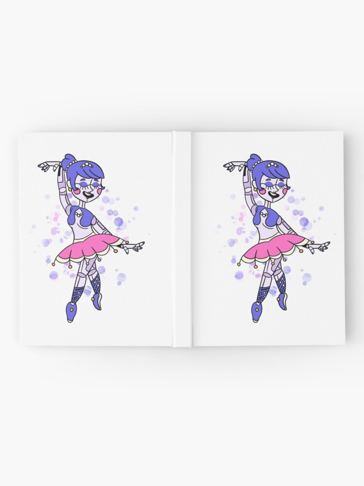 Ballora Five Nights At Freddy S Sister Location Hardcover Journal By Dragonfyrearts Redbubble