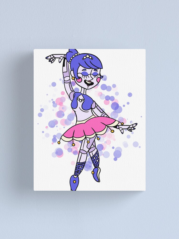 Ballora Five Nights At Freddy S Sister Location Canvas Print By Dragonfyrearts Redbubble