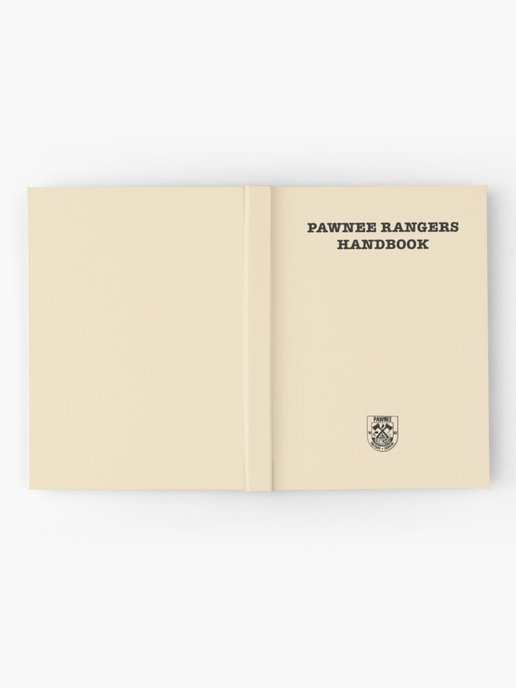 "Pawnee Rangers Handbook Parks and Recreation" Hardcover Journal for