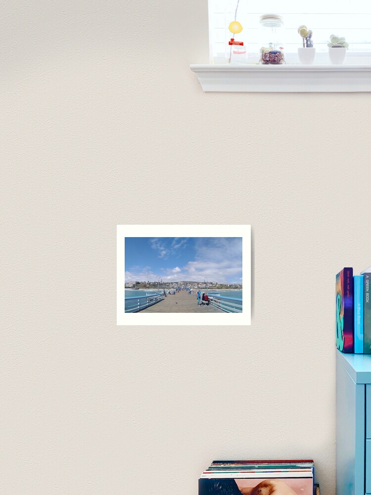 Thumbnail 1 of 3, Art Print, San Clemente Pier designed and sold by TalBright.