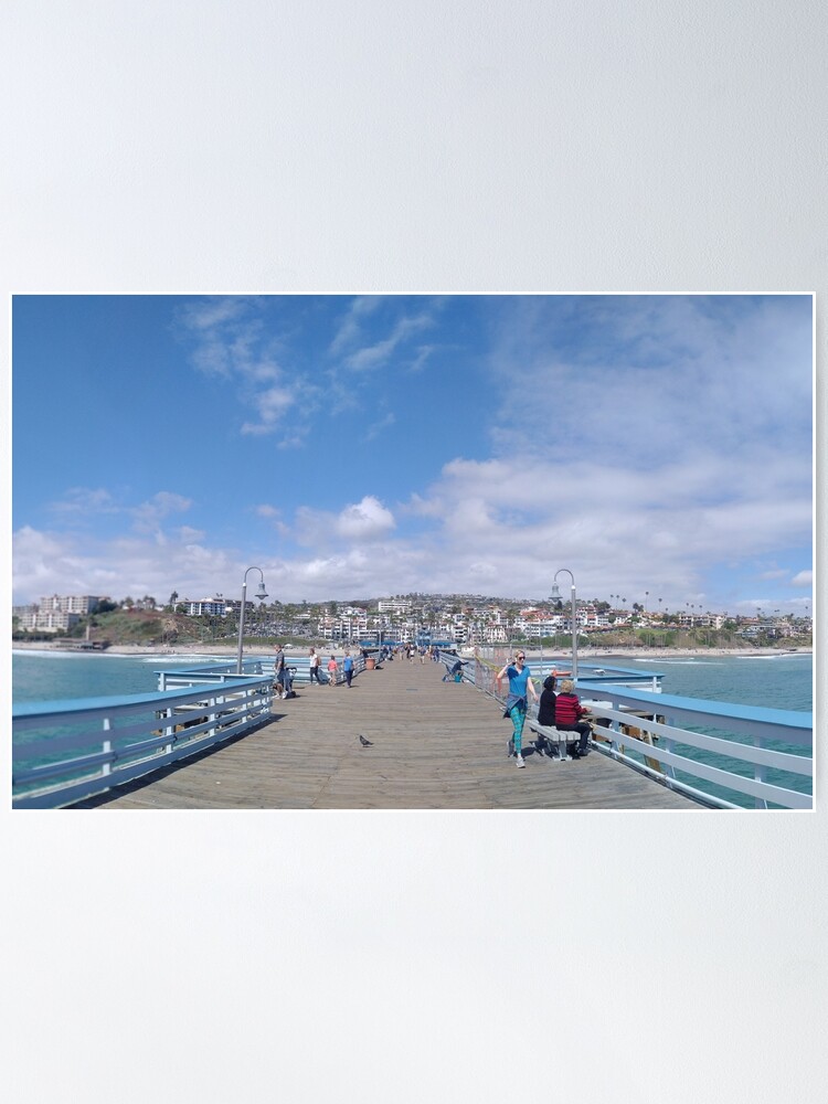 Thumbnail 2 of 3, Poster, San Clemente Pier designed and sold by TalBright.
