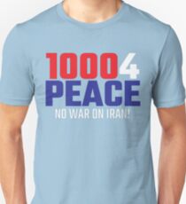 10004 (for) PEACE - No War on Iran! Slim Fit T-Shirt