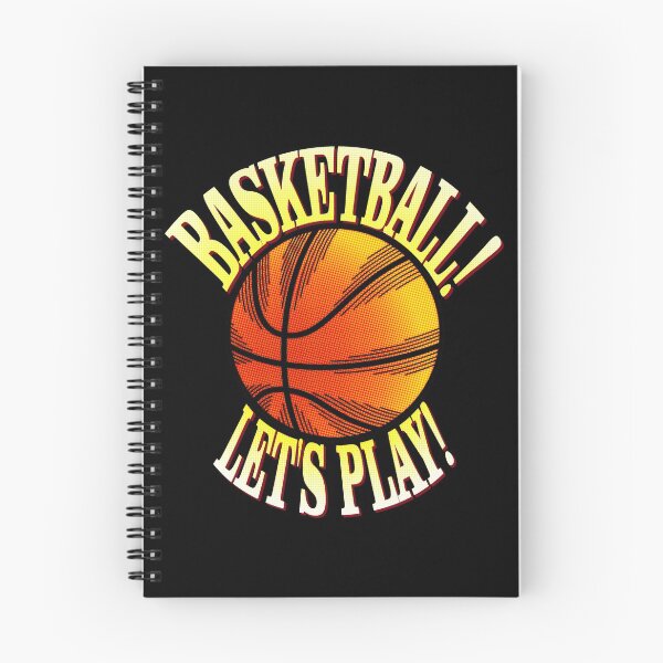 Item preview, Basketball! Let's Play! | Halftone Basketball Design designed and sold by Slam-Dunkan.