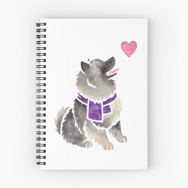 Item preview, Watercolour Keeshond 2 designed and sold by animalartbyjess.